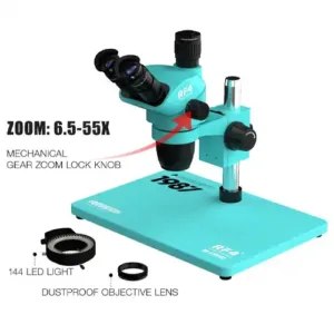 RF-27PRO2 6.5-55X LARGE BASE ZOOM LOCK MICROSCOPE