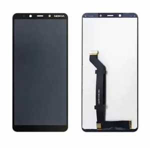 Nokia 3.1 Plus LCD Display Touch Screen With Frame – Black