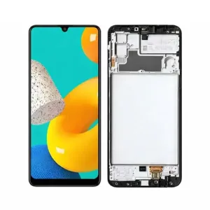 Samsung Galaxy M32 LCD OLED With Frame Display touch Screen